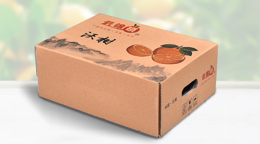 云南沃柑水果彩箱定制厂家规格图片