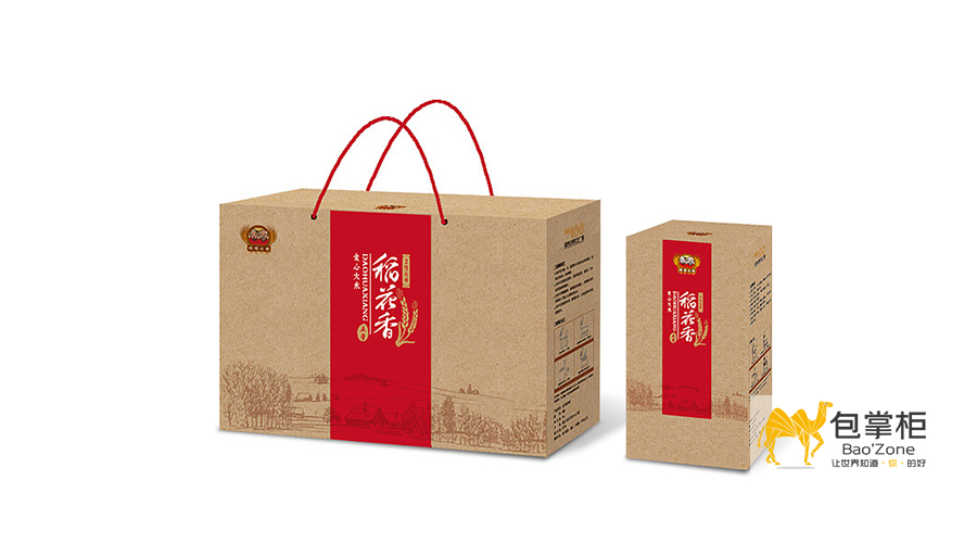 大米包装盒设计