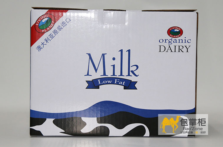 澳洲生机谷牛奶瓦楞彩箱